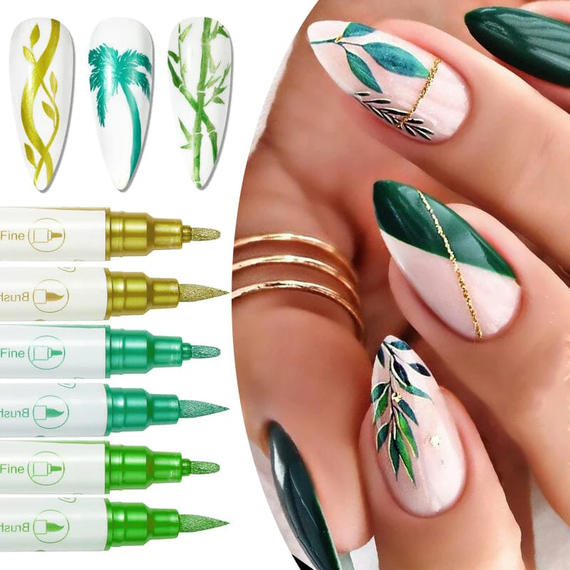 10 Colors Double Head Metal Painting Pen - Image 12