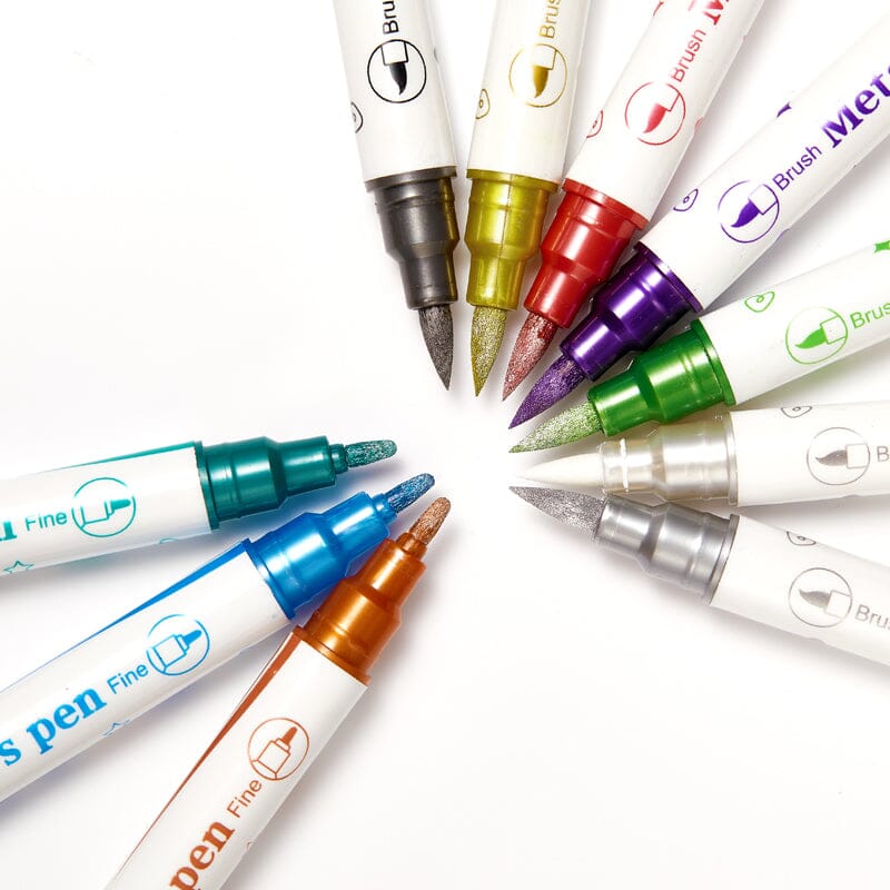 10 Colors Double Head Metal Painting Pen - Image 13