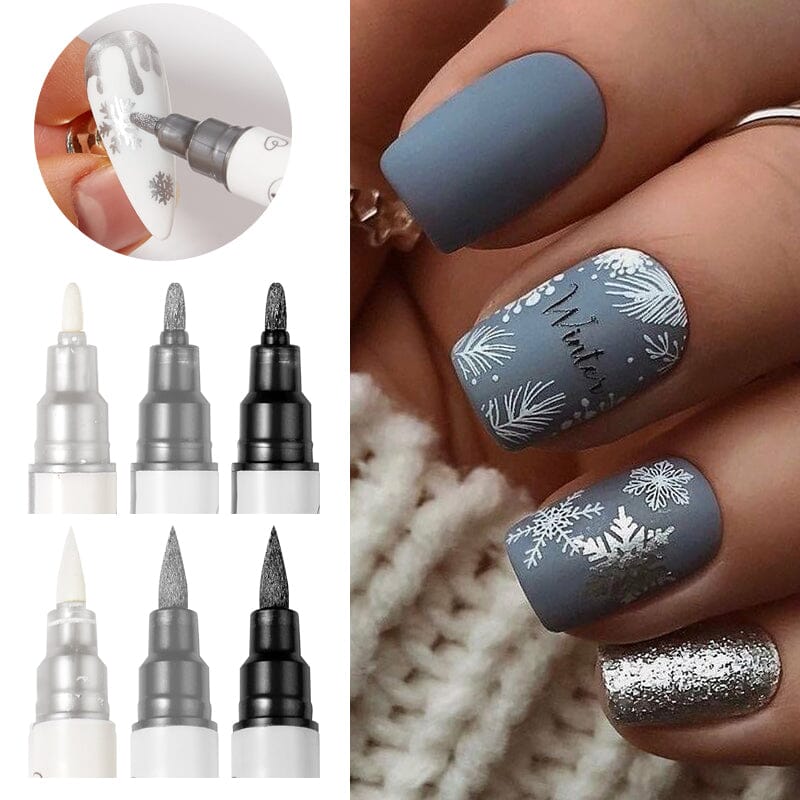 10 Colors Double Head Metal Painting Pen - Image 9
