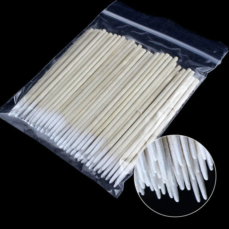 100pcs 10cm Pointed Cotton Swabs - Image 8