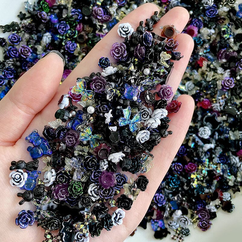 100pcs Random Mixed 3D Nail Decoration #06