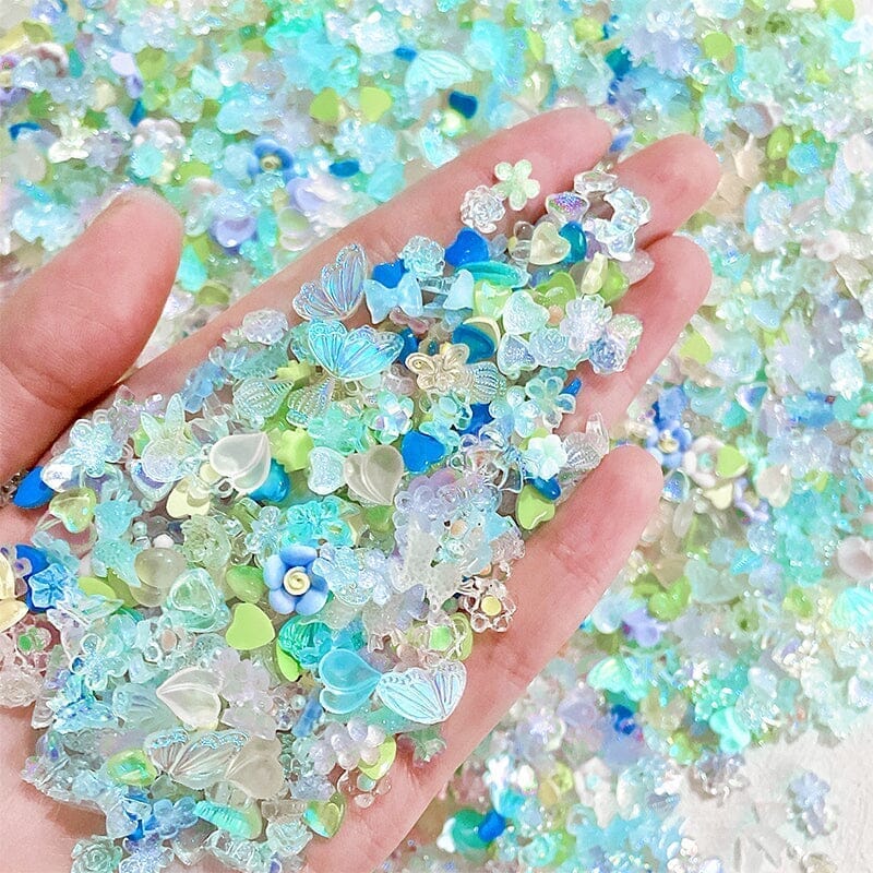 100pcs Random Mixed 3D Nail Decoration #06 - Image 6
