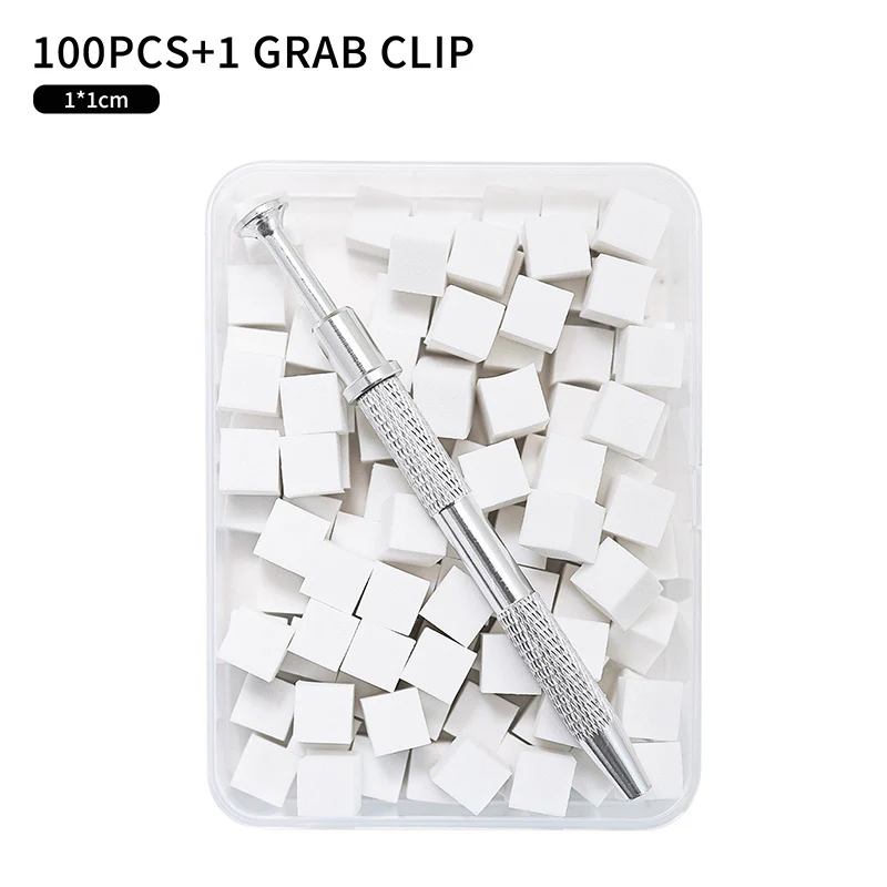 100pcs White Sponges Grabbing Pen Set - Image 17
