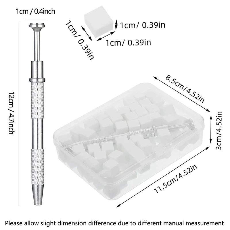 100pcs White Sponges Grabbing Pen Set - Image 18