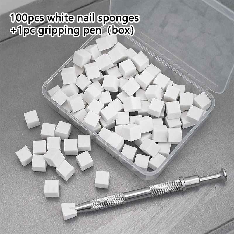 100pcs White Sponges Grabbing Pen Set - Image 9