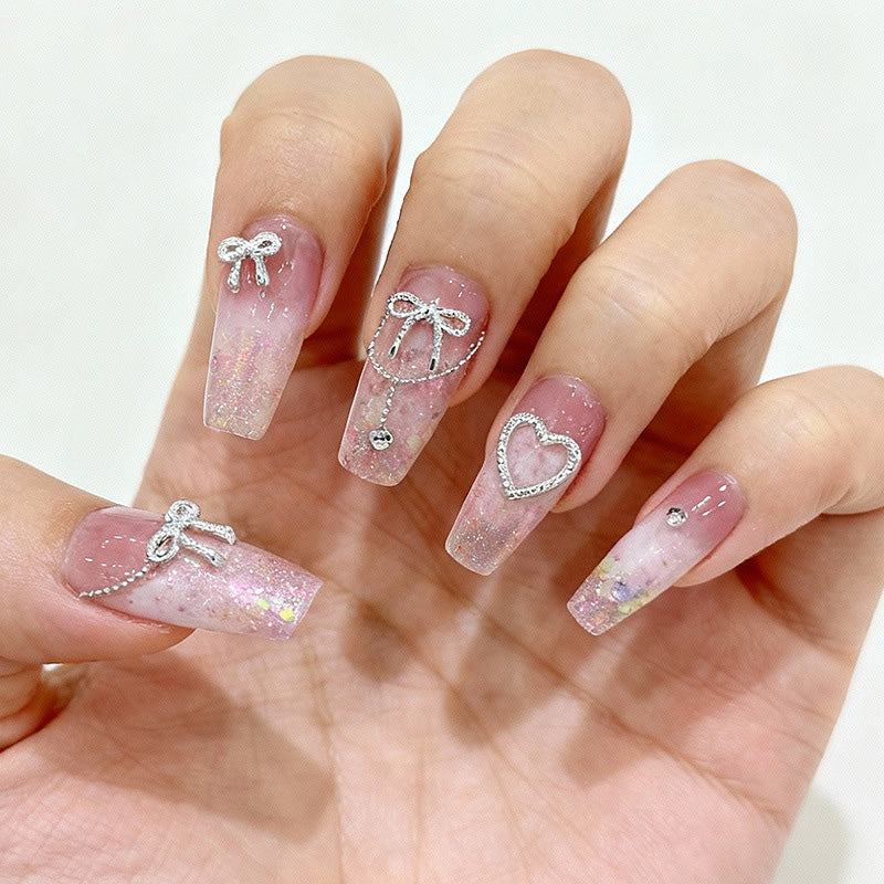 10pcs #02 Bowknot Mini Rhinestones Nail Decoration - Image 3