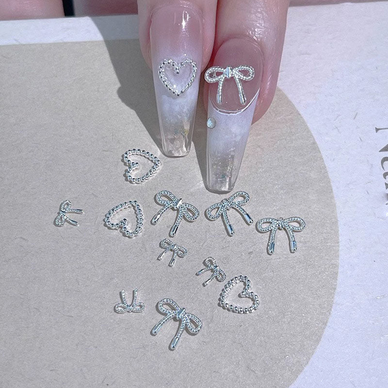 10pcs #02 Bowknot Mini Rhinestones Nail Decoration - Image 5