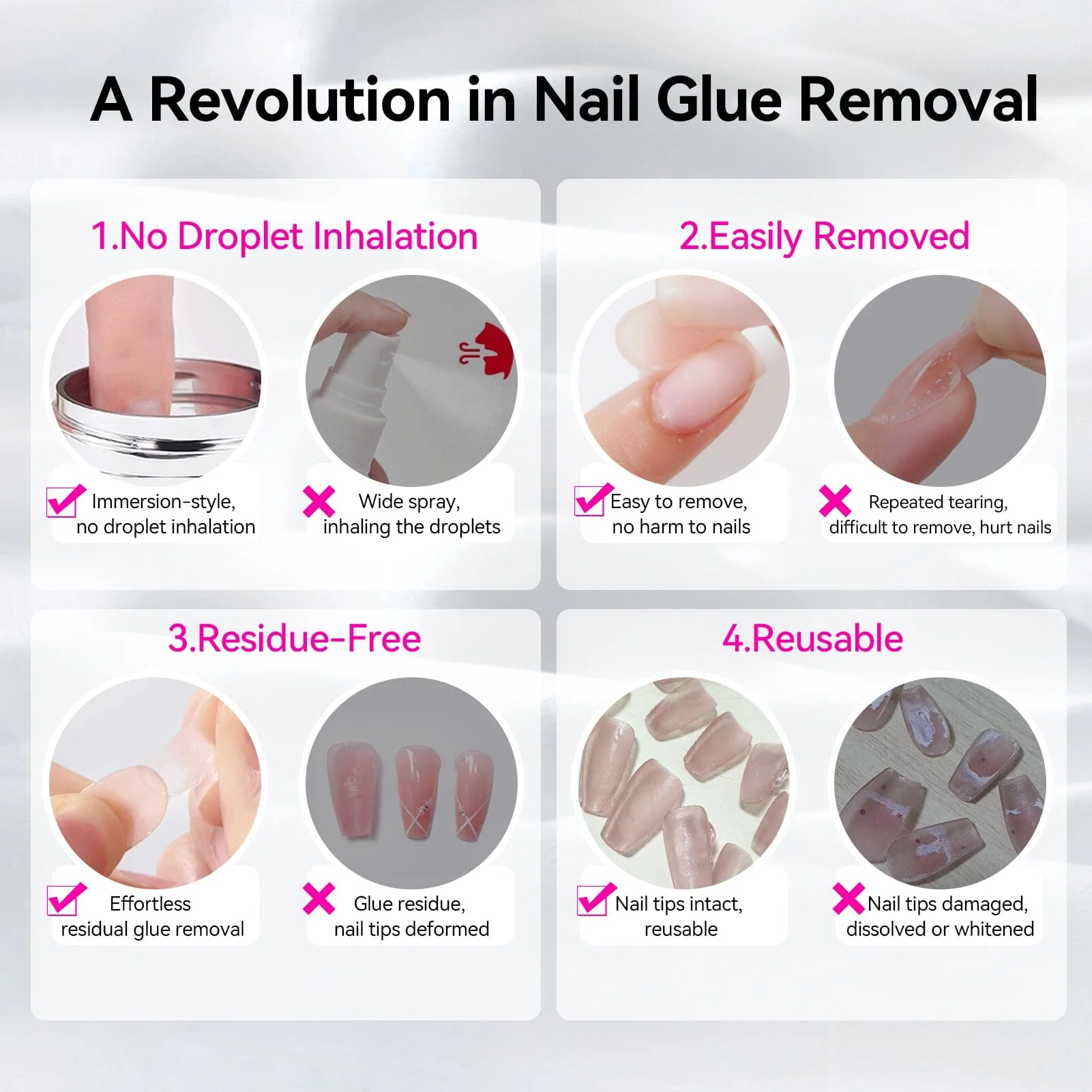 3pcs Nail Debonder 80ml - Image 10