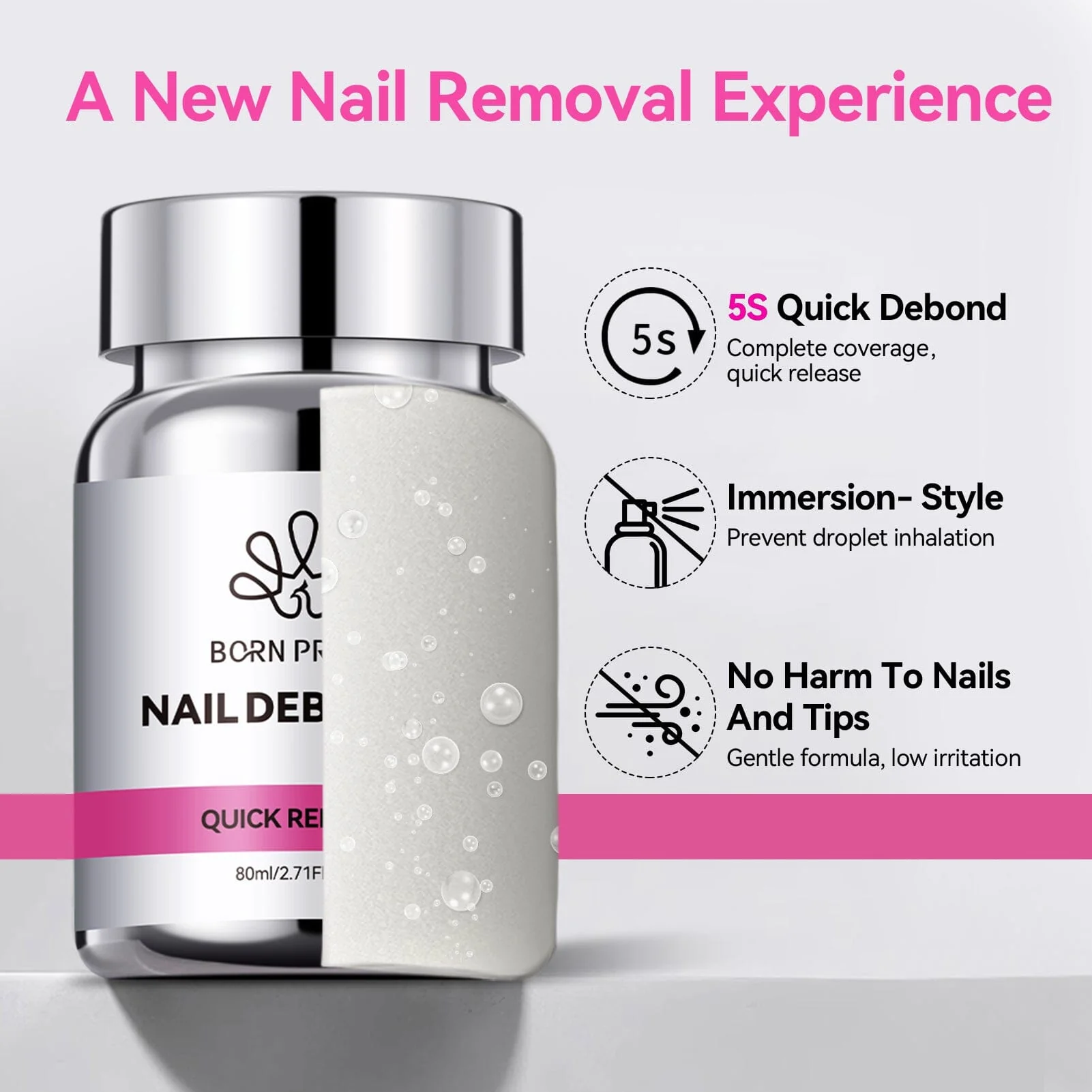 3pcs Nail Debonder 80ml - Image 7