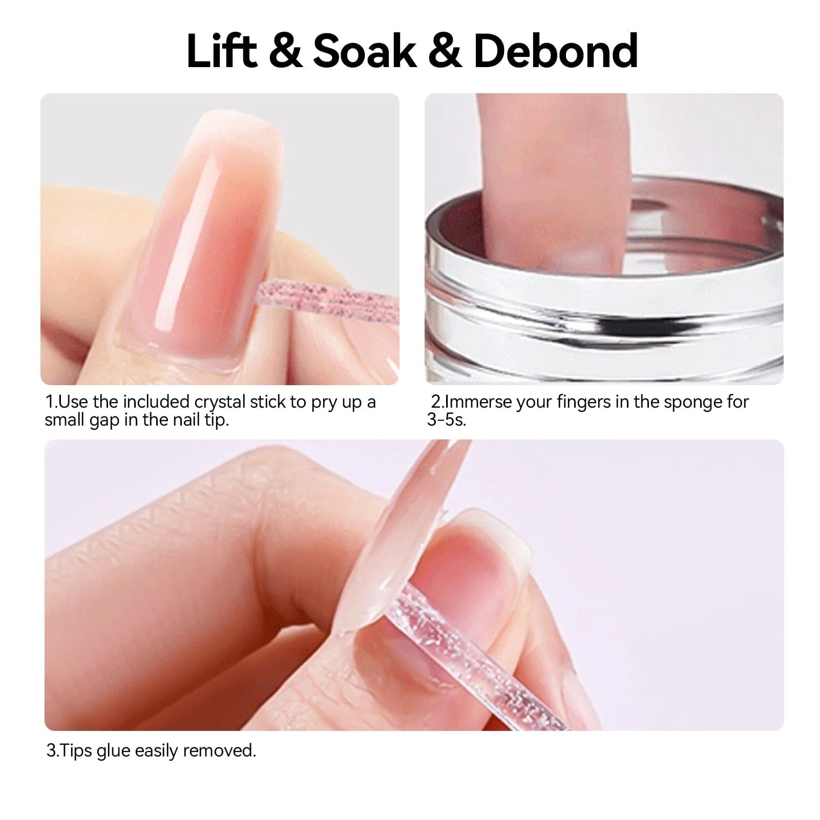3pcs Nail Debonder 80ml - Image 9