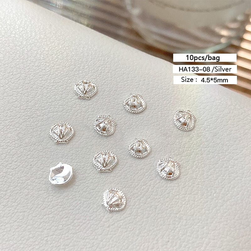 10pcs Ocean Shell 3D Nail Decorations - Image 15