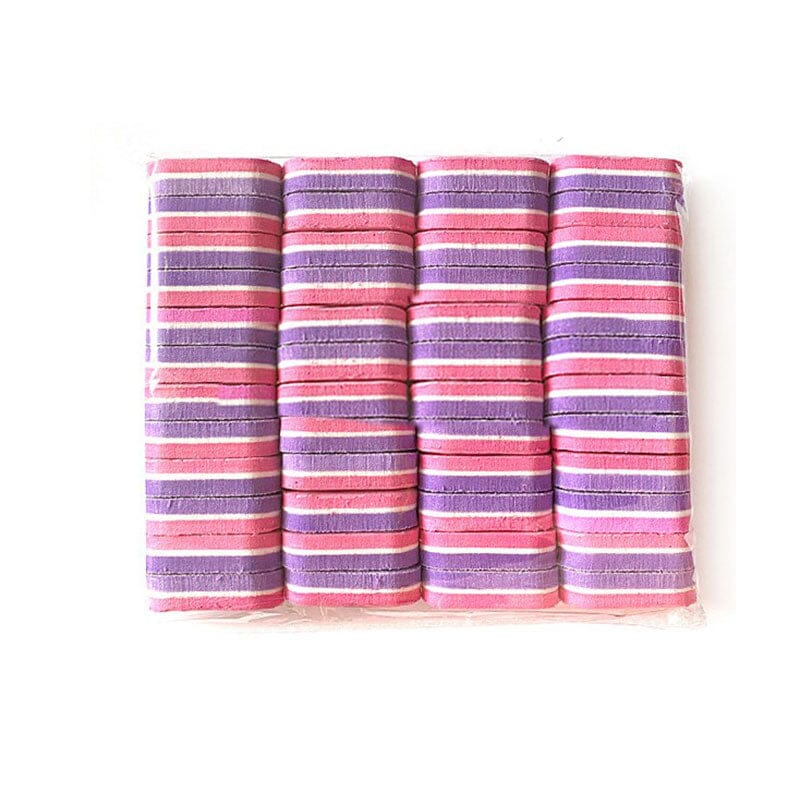 10pcs Pink Purple Nail Files 100/180 - Image 3