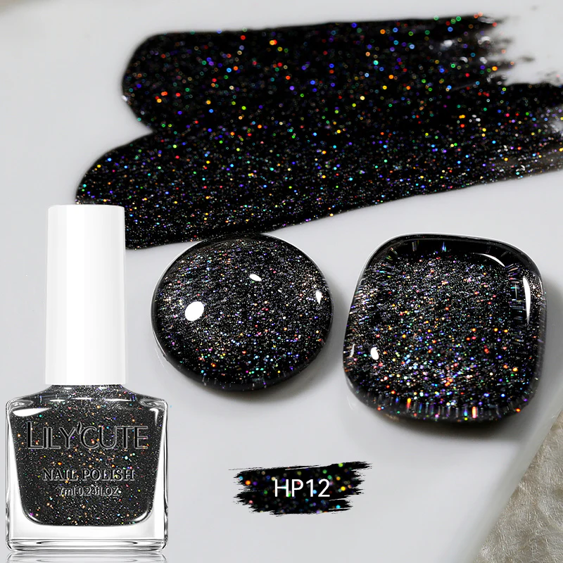 12 Colors Glitter Nail Polish HP01~12 7ml - Image 32