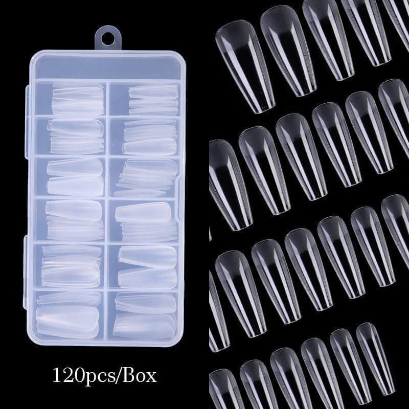 120pcs Almond Matte False Nail Tips - Image 12