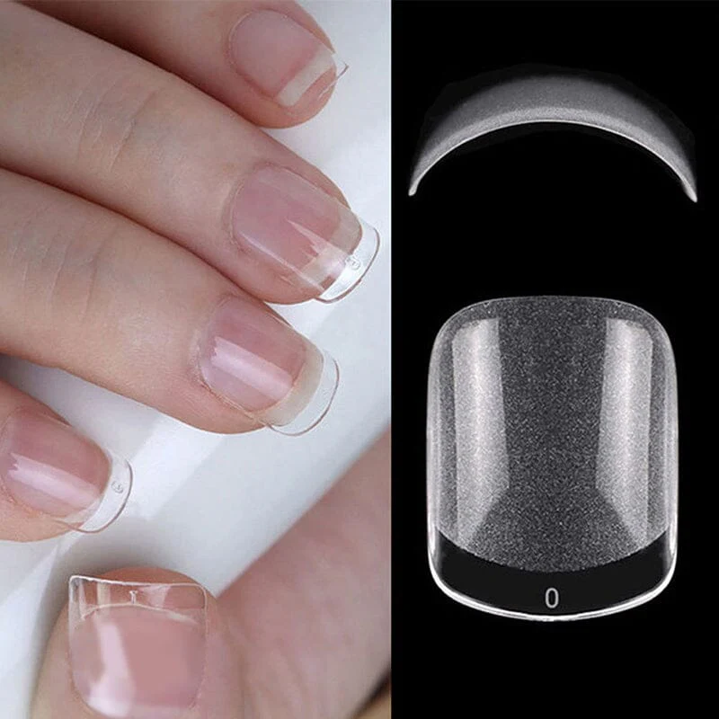 120pcs Coffin Transparent False Nail Tips - Image 11