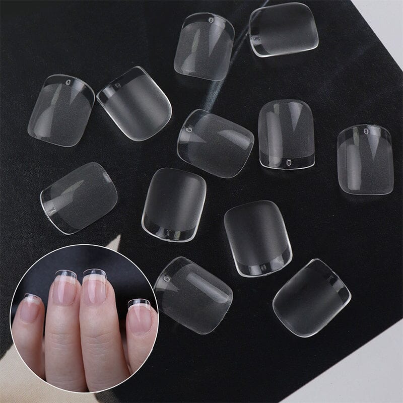 120pcs Coffin Transparent False Nail Tips - Image 12
