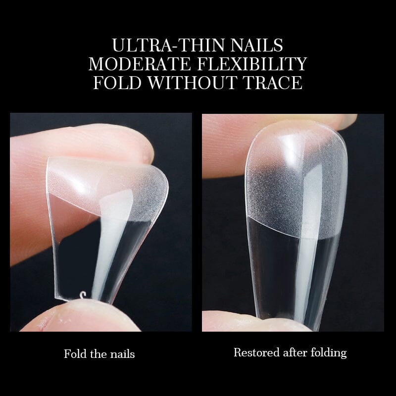 120pcs Coffin Transparent False Nail Tips - Image 4