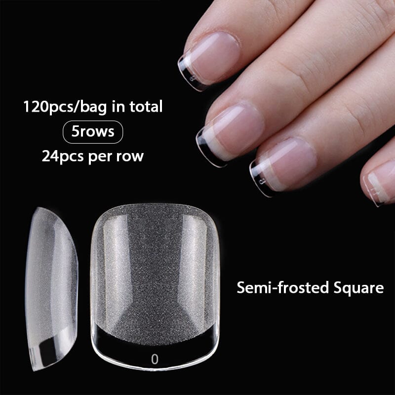 120pcs Coffin Transparent False Nail Tips - Image 9