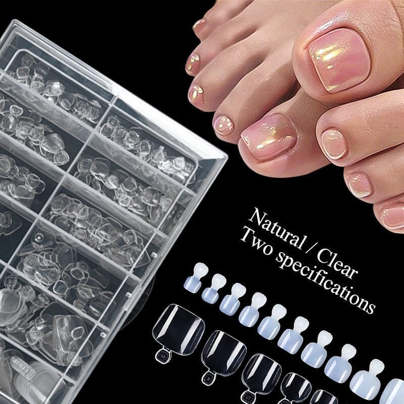 120pcs Clear Toenail False Nail Tips - Image 11