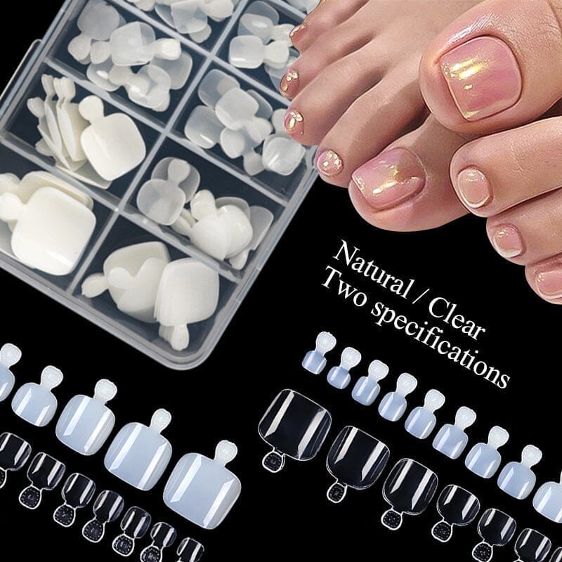 120pcs Clear Toenail False Nail Tips - Image 8
