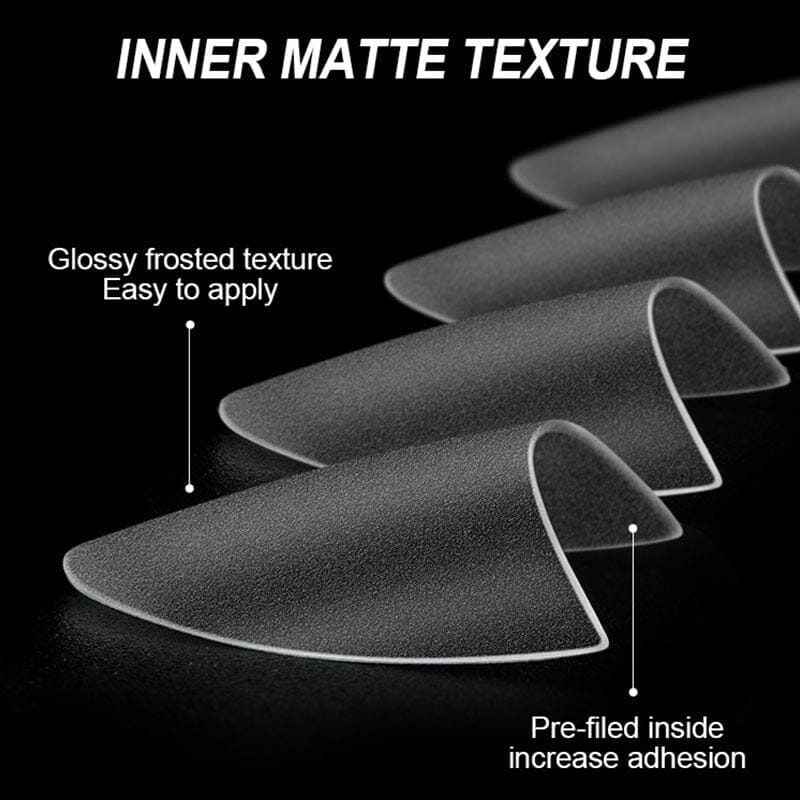 120pcs Oval Half Cover Matte False Nail Tips - Image 2
