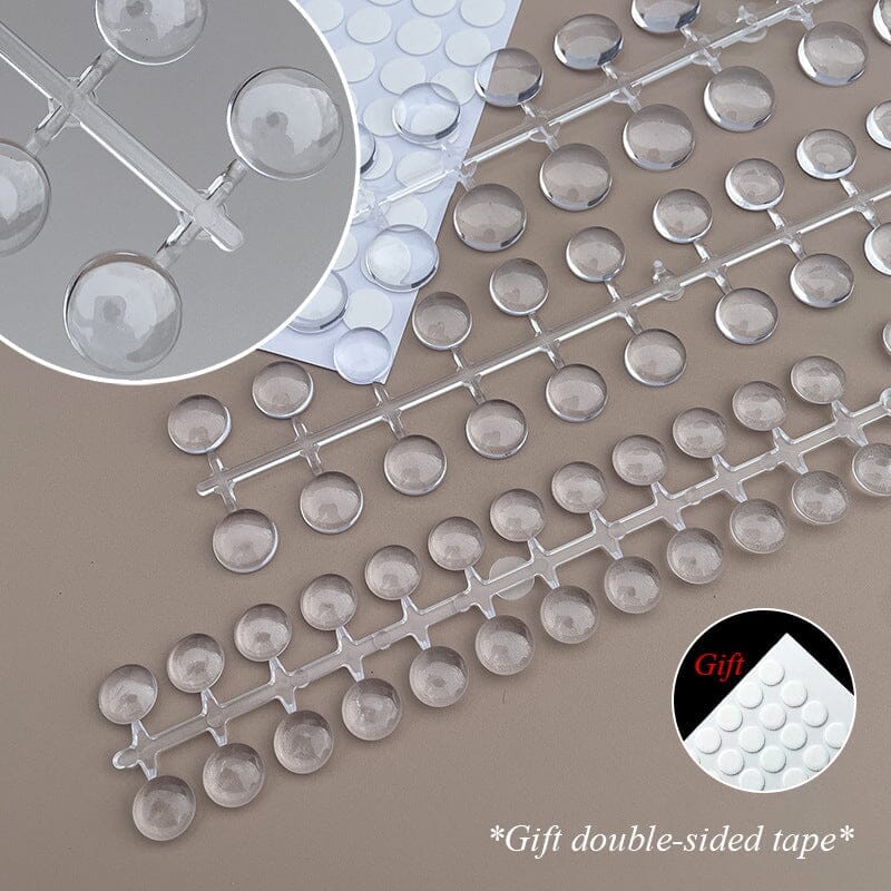 120pcs Round Transparent Display False Nail Tips - Image 10