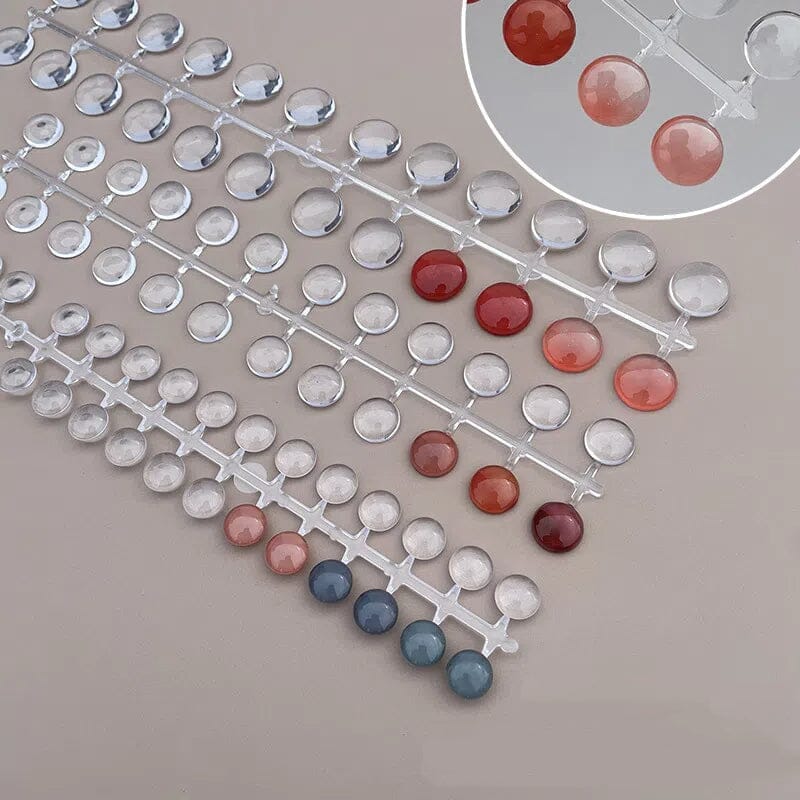 120pcs Round Transparent Display False Nail Tips - Image 13