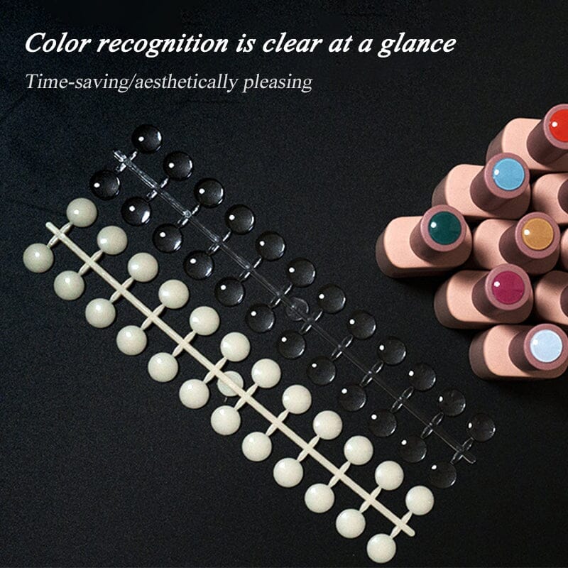 120pcs Round Transparent Display False Nail Tips - Image 6