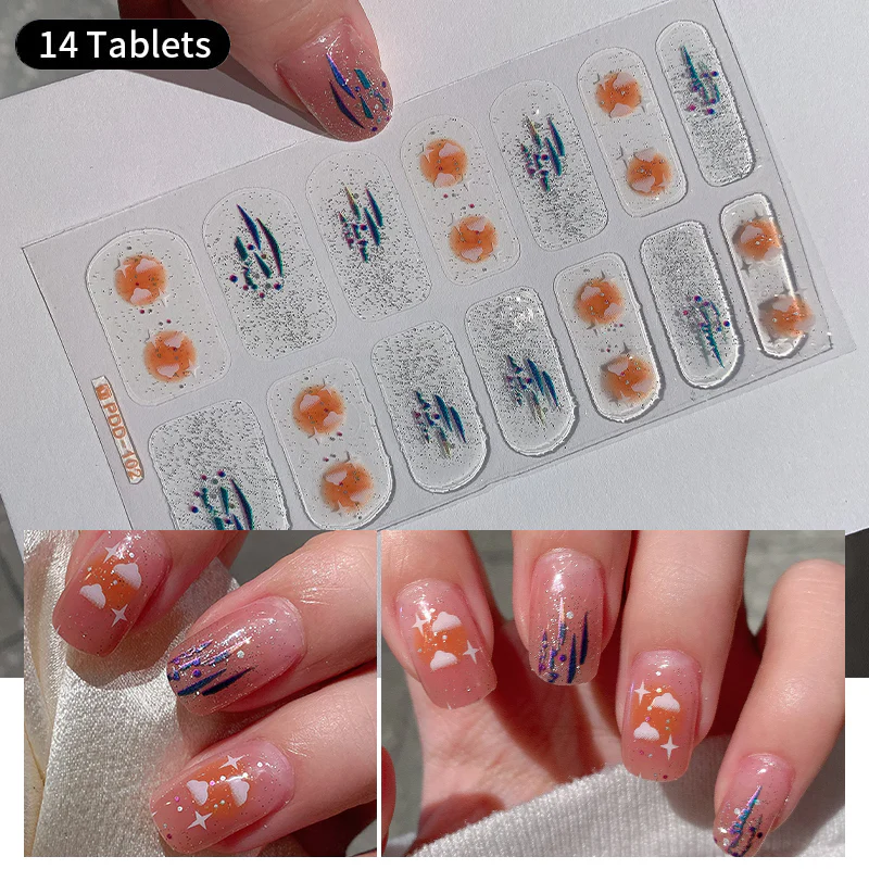 14 Tips Full Cover Nail Stickers PDD-102
