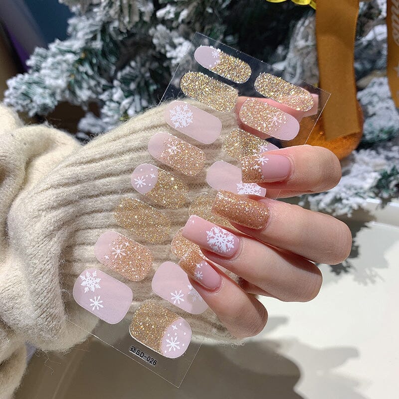 16 Tips Christmas Full Cover Nail Stickers - Image 2