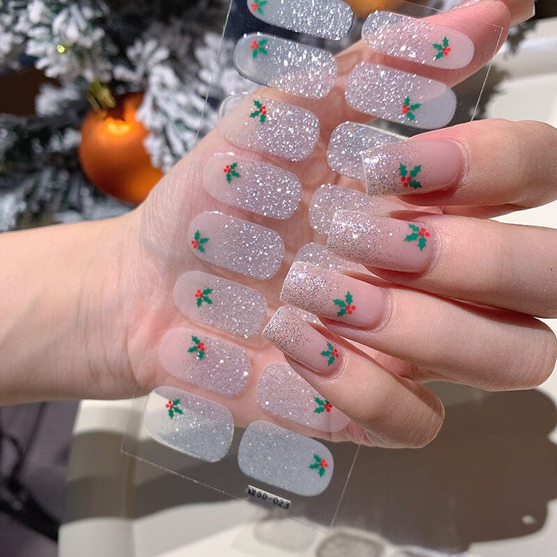 16 Tips Christmas Full Cover Nail Stickers - Image 4