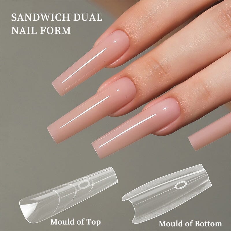 180pcs Stiletto Extension Gel Dual Forms - Image 5