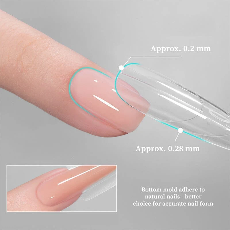 180pcs Stiletto Extension Gel Dual Forms - Image 6