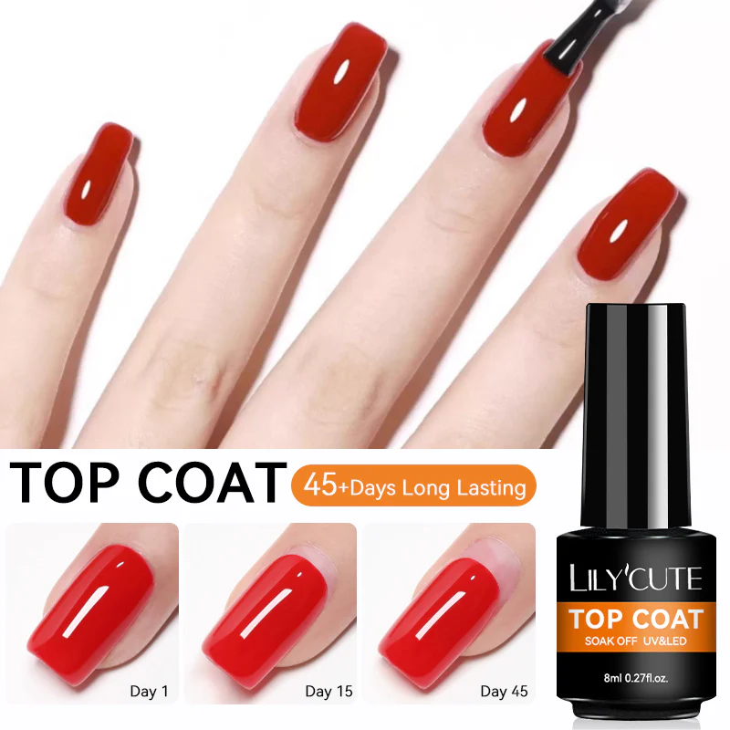 2 Bottles Base Top Coat Set 8ml - Image 13