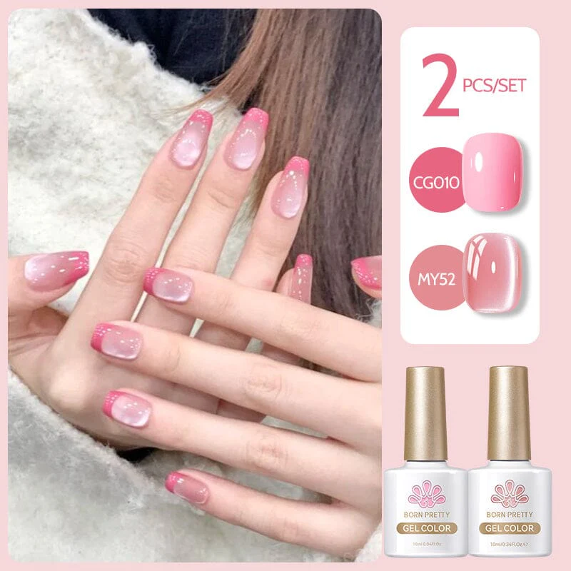 2 Bottles Gel Set French Cat Magnetic Gel 10ml - Image 17
