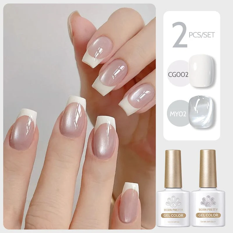 2 Bottles Gel Set French Cat Magnetic Gel 10ml - Image 7