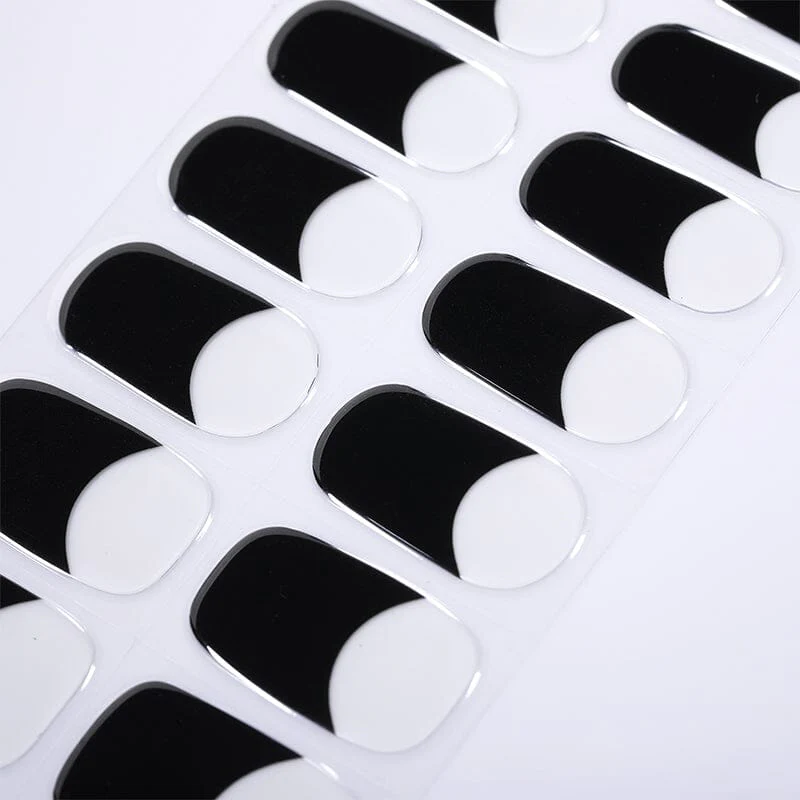 20 Tips Semi-Cured Gel Nail Strips N017 - Image 5