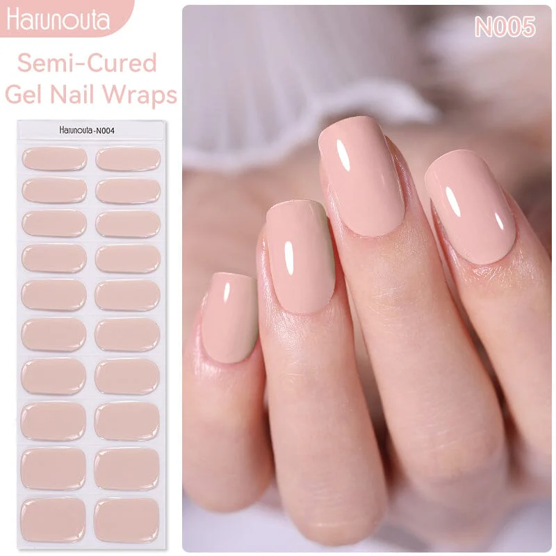 20 Tips Semi-Cured Gel Nail Strips N004 - Image 19
