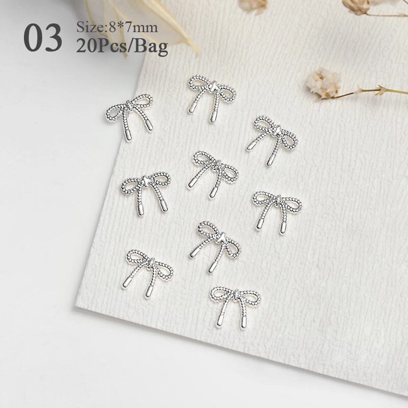 20pcs Metal Bowknot 3D Nail Decoration - Image 12