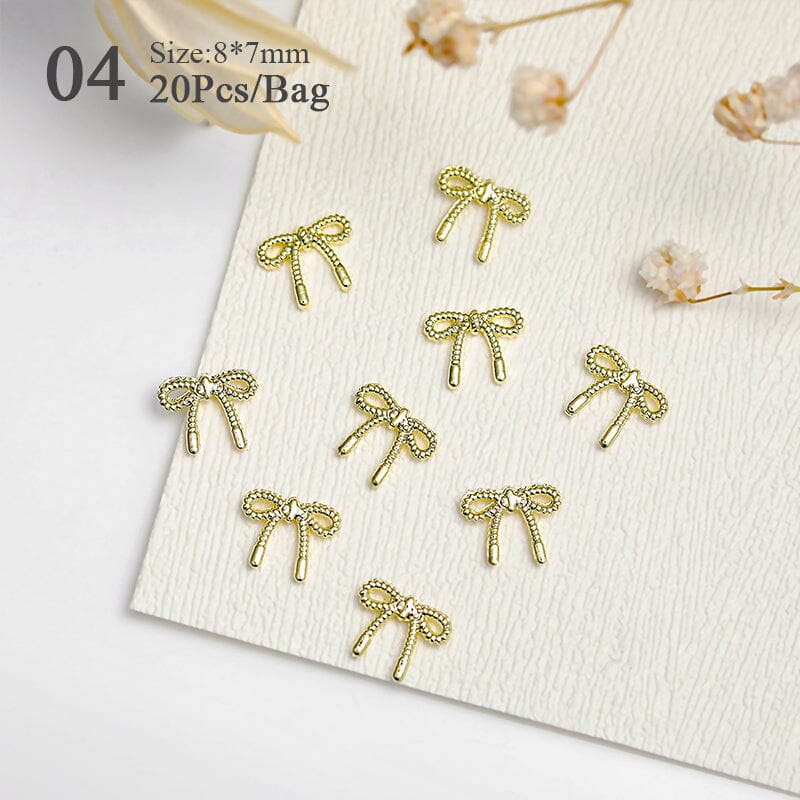 20pcs Metal Bowknot 3D Nail Decoration - Image 13