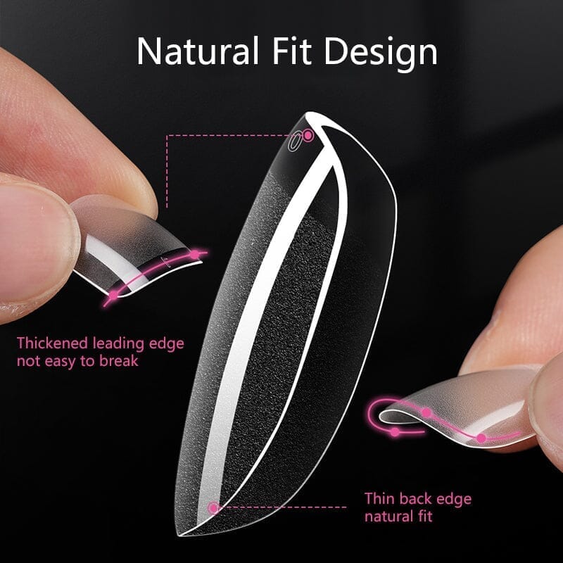 240pcs Coffin Semi-Matte False Nail Tips - Image 6