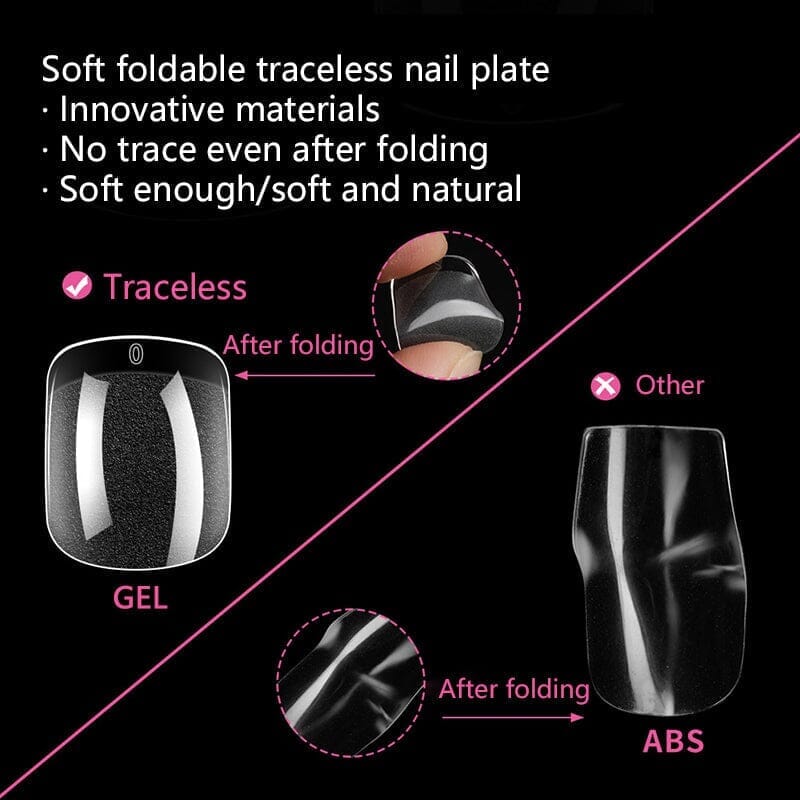 240pcs Coffin Semi-Matte False Nail Tips - Image 7