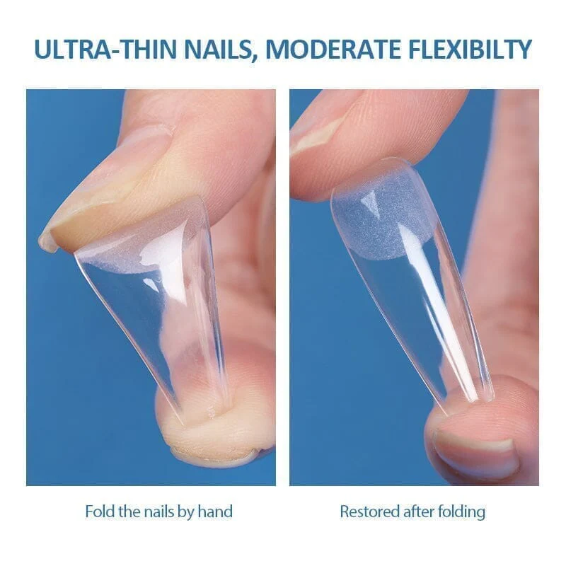240pcs Square Semi-Matte False Nail Tips - Image 5