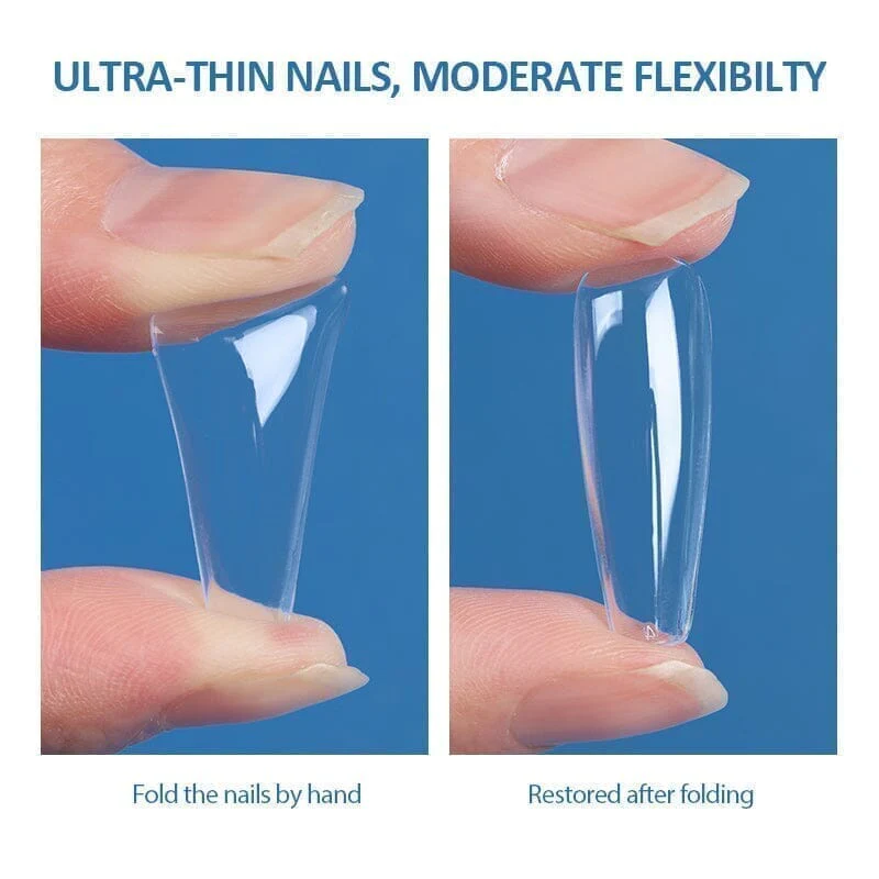 240pcs Square Semi-Matte False Nail Tips - Image 6