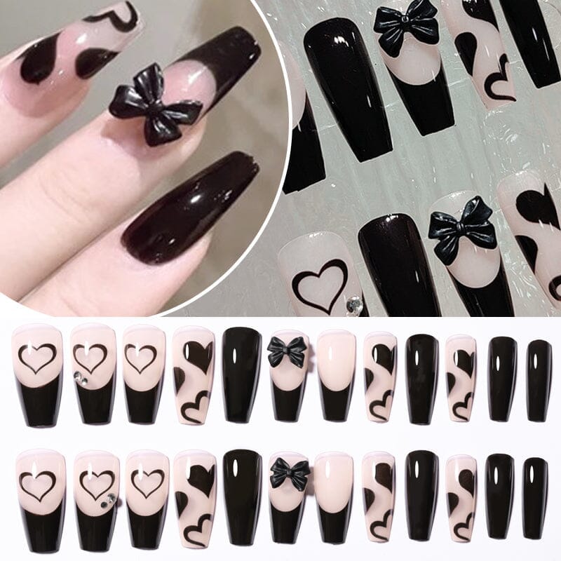 24pcs Khaki #41 Almond Press on Nails - Image 2