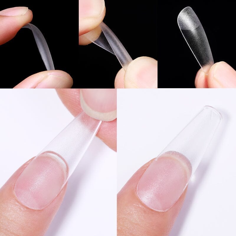 24pcs Water Drop Frosted False Nail Tips - Image 8
