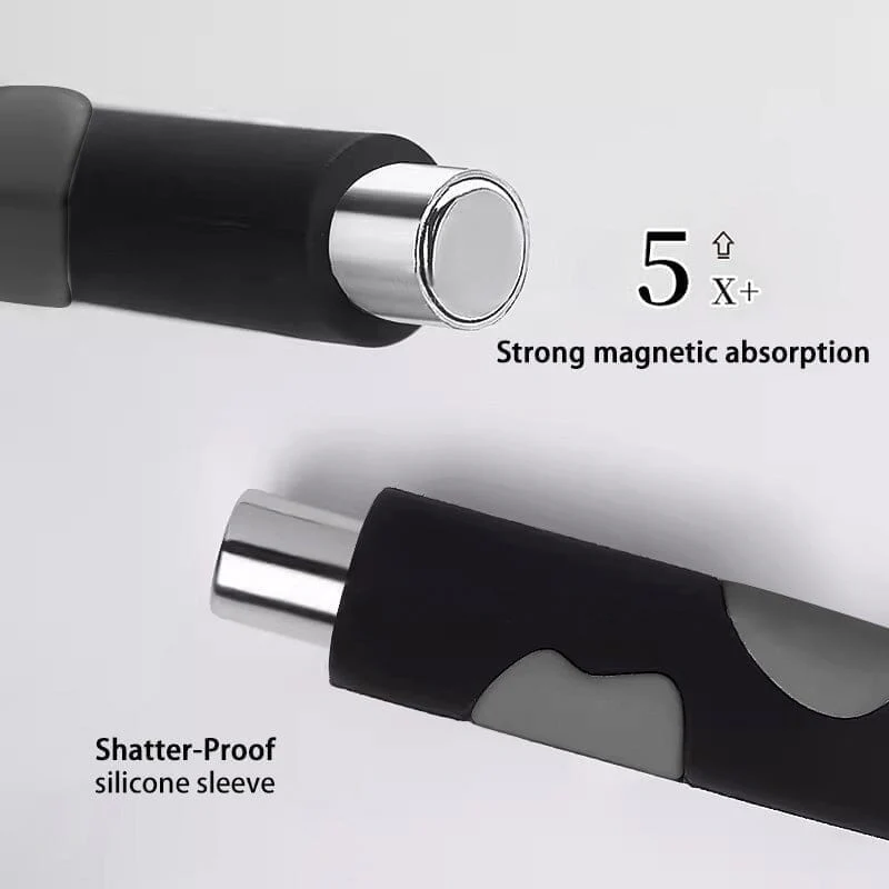 2pcs Cylindrical Magnetic Stick Cute Cat Paw Handle Black White - Image 6