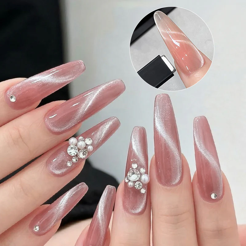 2pcs Ribbon Nail Magnets - Image 2