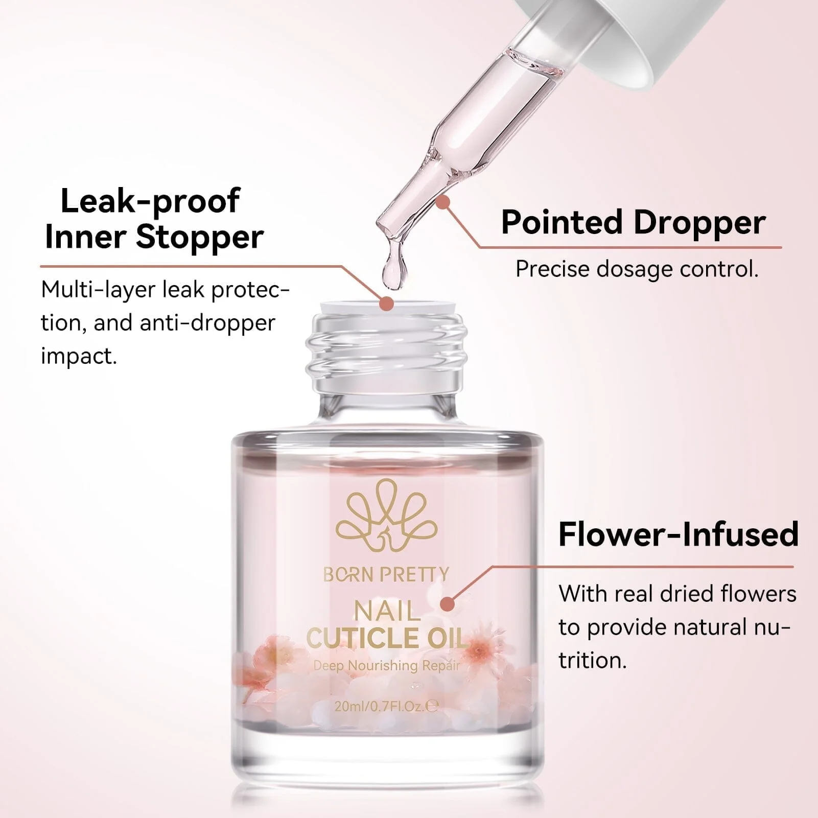 2pcs Set Nail Cuticle Remover & Cuticle Oil 20ml - Image 16