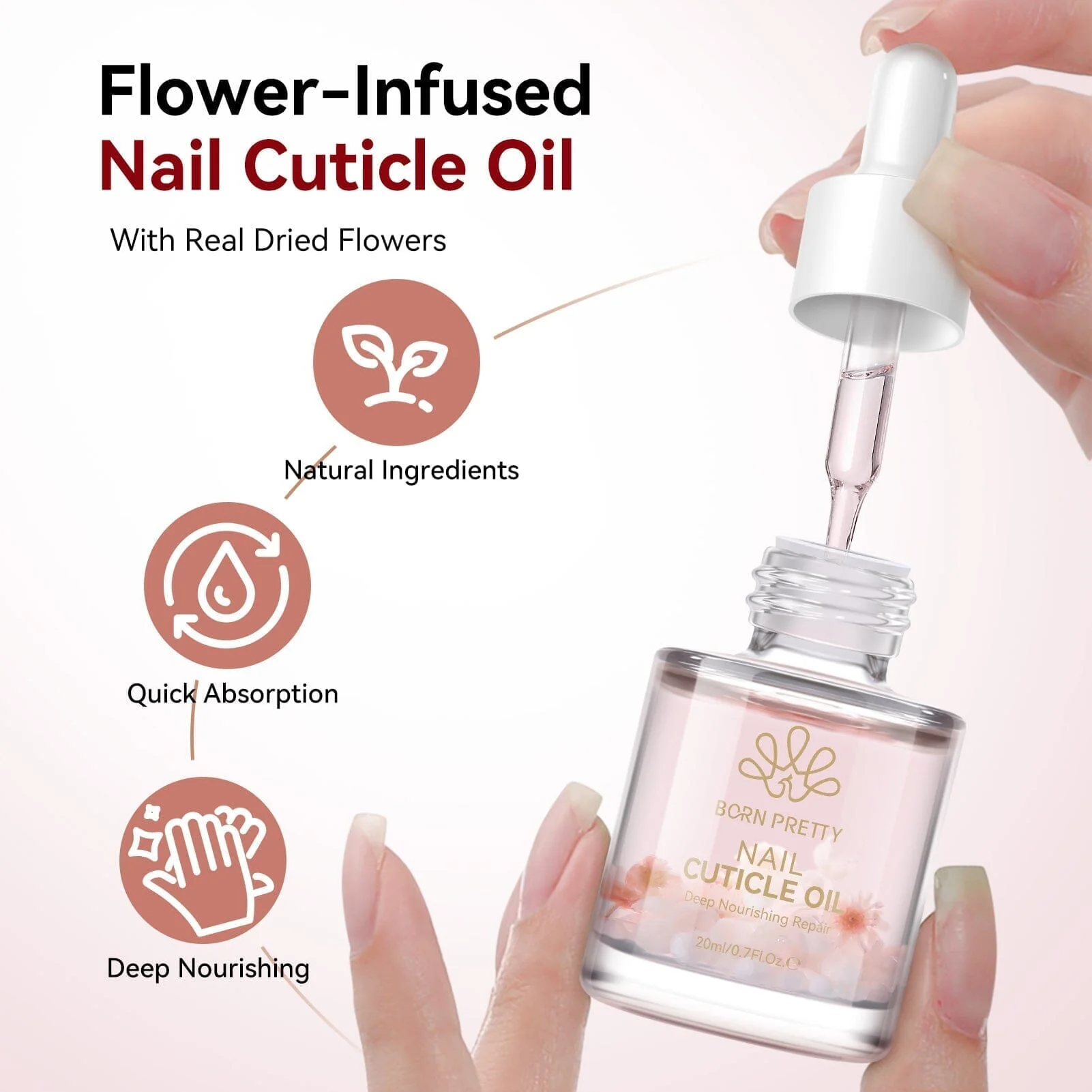 2pcs Set Nail Cuticle Remover & Cuticle Oil 20ml - Image 17